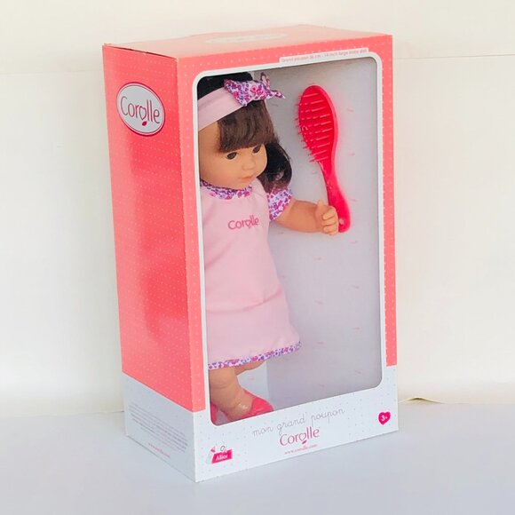 Corolle Mon Grand Poupon Alice Hair to Brush Toy Baby Doll 14" (36cm) New in Box - Picture 9 of 16